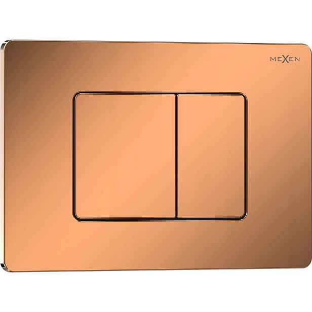 Mexen Tex 05 Tlačítko Pro Wc Rám Nerezová Ocel Rose Gold Lesklé