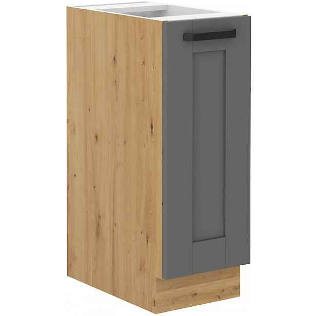 Spodní skříňka Luna 30 D CARGO BB Barva korpusu: Dub artisan, Barva dvířek: Dust Grey