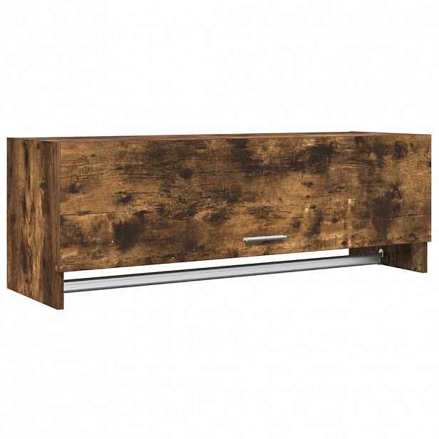 vidaXL Šatní skříň kouřový dub 100 x 32,5 x 35 cm kompozitní dřevo