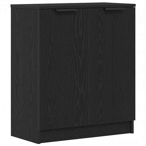 vidaXL Servírovací skříň Černý dub 60 x 30 x 70 cm Kompozitní dřevo
