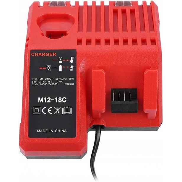 Dvojitá náhradní nabíječka pro Milwaukee M12-18FC M12 M14 M18