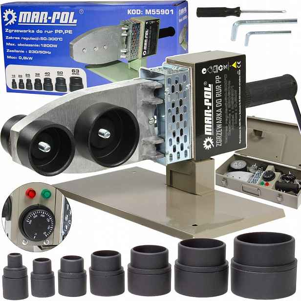 Svařovačka Pro Svařování Trubek Pp Pvc 1200 W 16-63 mm