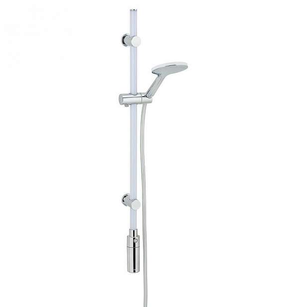 Světelný LED panel do sprchy se sprchovou hlavicí Wenko Warm White, délka 94 cm