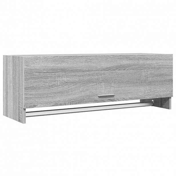 vidaXL Šatní skříň šedá sonoma 100 x 32,5 x 35 cm kompozitní dřevo