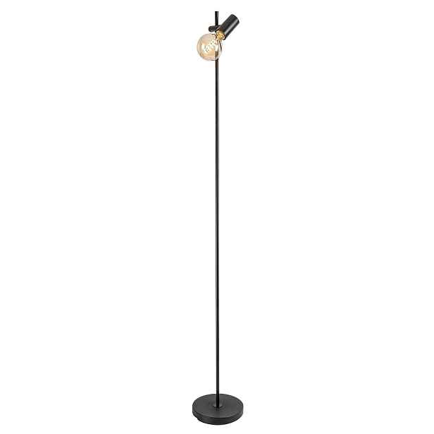 Elegantní stojací lampa do obývacího pokoje, stylové osvětlení interiéru