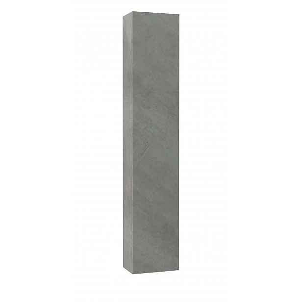 kielle Meara - Vysoká skříňka závěsná, 25x16x130 cm, beton 50226015