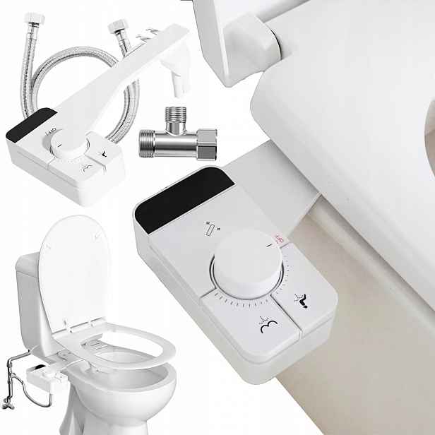 Tryska Univerzální Bidet Snadná Montáž Samočištění 2 Režimy