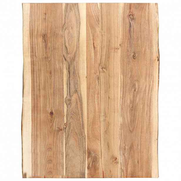 vidaXL Stolní deska masivní akáciové dřevo 80 x (50–60) x 3,8 cm