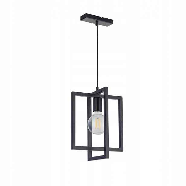 Závěsná lampa Zwis Lustr Eden Černá 1xE27 Regulace Sigma Osvětlení 80 cm