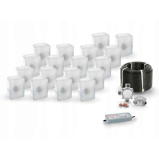 18x Led nájezdové svítidlo 12V IP68 Bc 14x10 cm