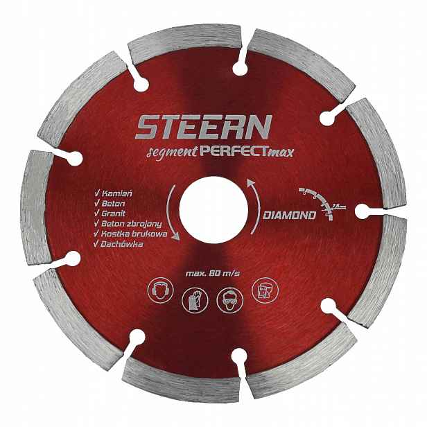 350 x 25,4 mm Diamantový kotouč segment Steern