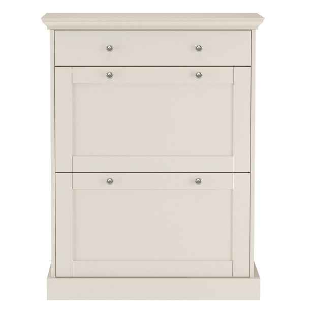 Béžový matný výklopný botník 80x105x30 cm Binz – Støraa