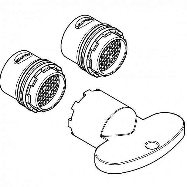 Grohe - Set pro úsporu vody, chrom 40531000