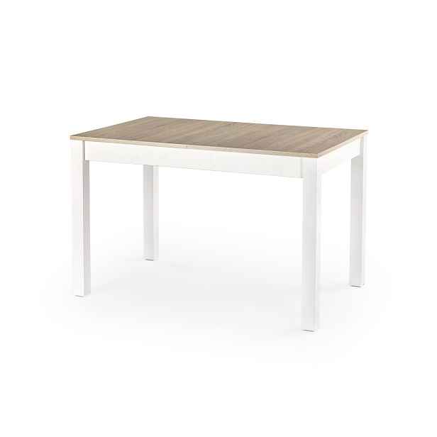 HALMAR Jídelní rozkládací stůl Maurycy 118/158 cm dub sonoma/bílý