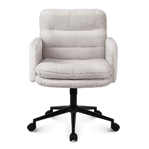 Otočné křeslo ralex-chair béžová kancelářská domácí tkanina kašmírová