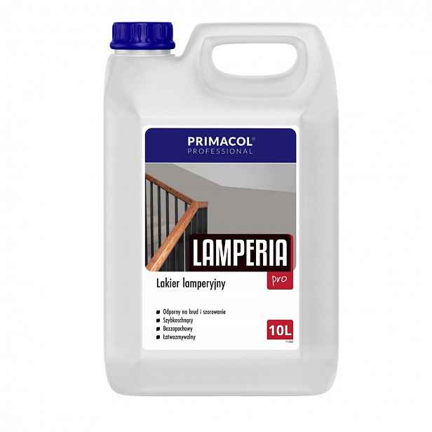 Primacol Lamperový Lak Lamperia Pro 10 L, Satén