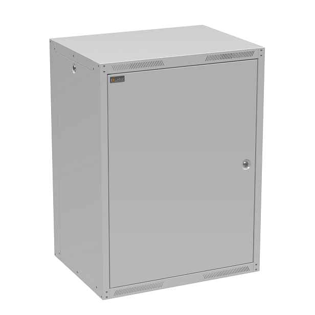 Rozvaděč datový nástěnný 19" Solarix GrandN DUO 16U plechové dveře