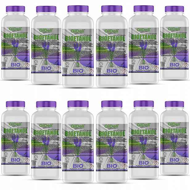 Bioetanol do krbu 12 x 1L vůně levandule biopalivo