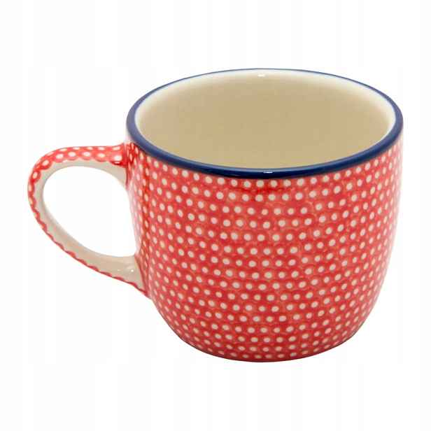 Hrnek 170 ml Hrnky Umělecká keramika Bolesławiec U9971 Kropki Ciszewska