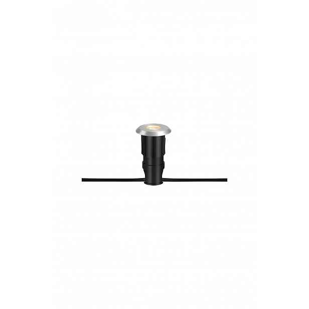 Nájezdová zápustná lampa pro systém Garden 24 0,8W Aluminum* 107716 Markslojd