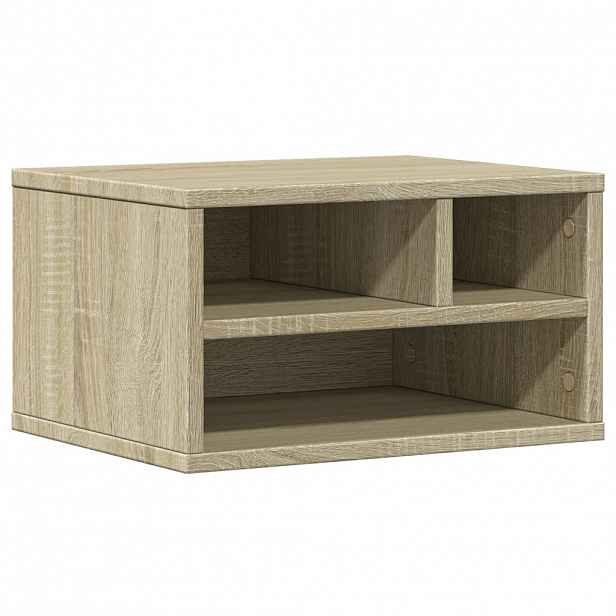 vidaXL Stojan na tiskárnu dub sonoma 40x32x22,5 cm kompozitní dřevo