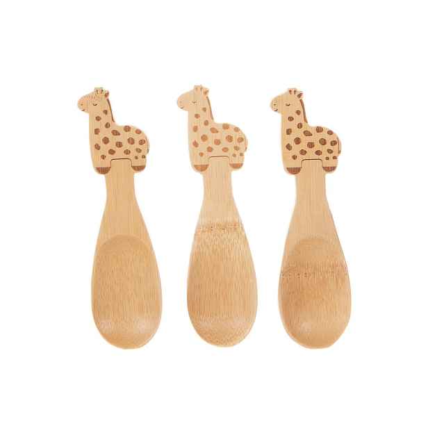 Bambusové lžičky 3 ks Sass & Belle Gigi Giraffe