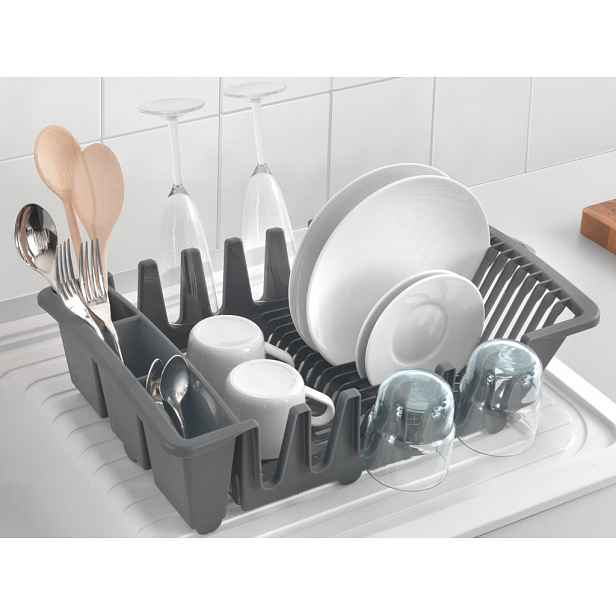 Odkapávač na nádobí Smartex, šedý