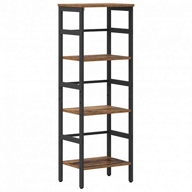 vidaXL Knihovna 3 úrovní 40 x 29,5 x 115 cm Kompozitní dřevo