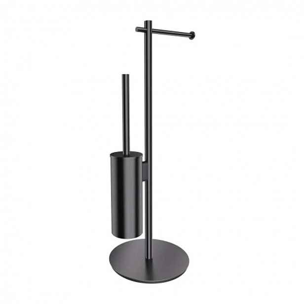 OMNIRES Modern Project - Držák toaletního papíru a WC štětky, kartáčovaný antracit MP60810AT