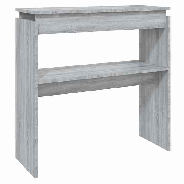 vidaXL Konzolový stolek šedý sonoma 80 x 30 x 80 cm kompozitní dřevo
