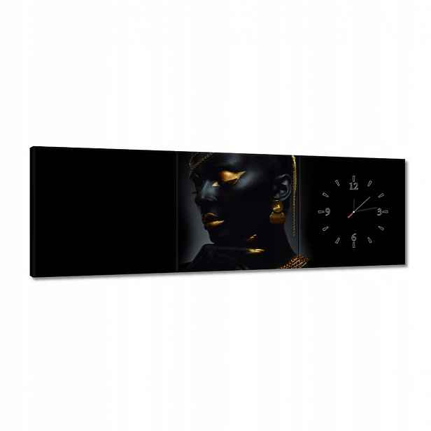 Hodiny 120x40 Pozlacený obličej