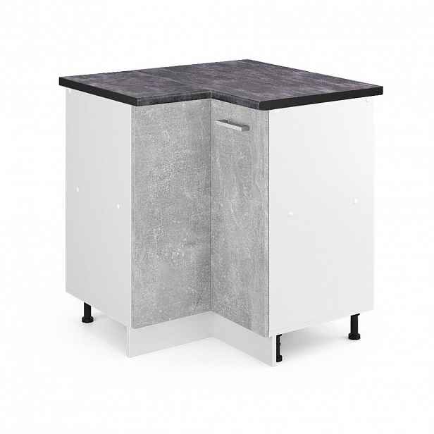 Vicco ROHOVÁ SKŘÍŇKA R-Line Beton 75.6 cm , PD Antracit