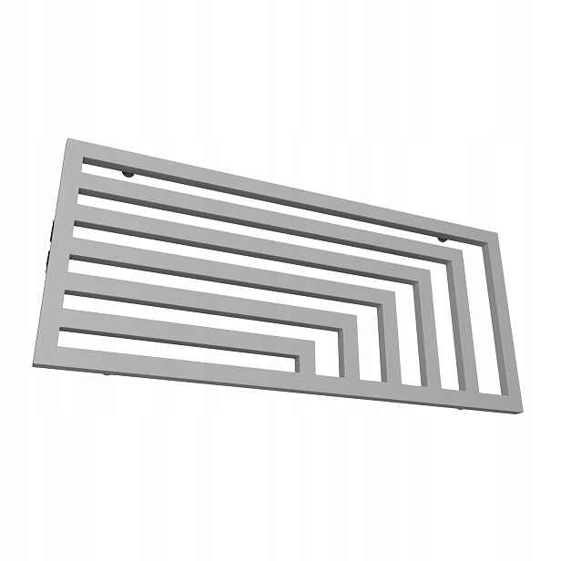Horizontální koupelnový radiátor Rama 1000/520 Šedá Struktura
