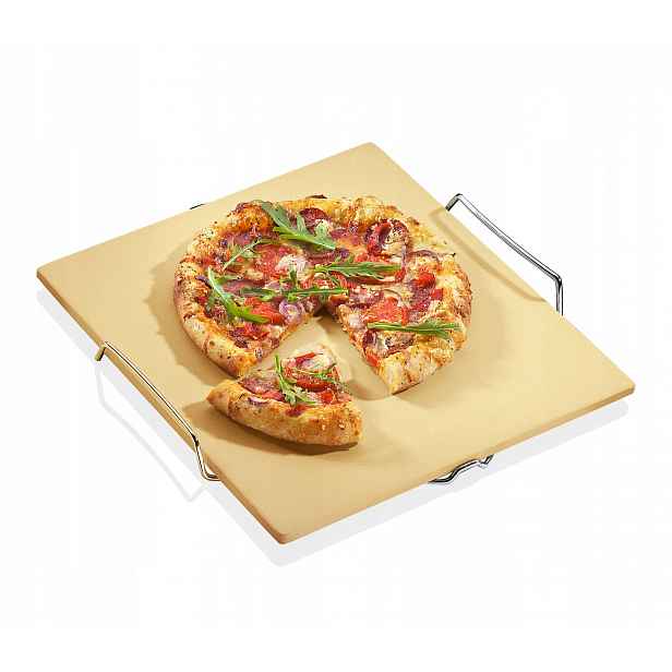 Kámen Kuchenprofi pro pečení pizzy na stojanu