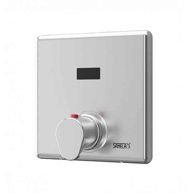 Sanela - Automatické ovládání sprchy, s elektronikou ALS, s termostatem, 24 V DC, Bluetooth, nerez SLS 02TA