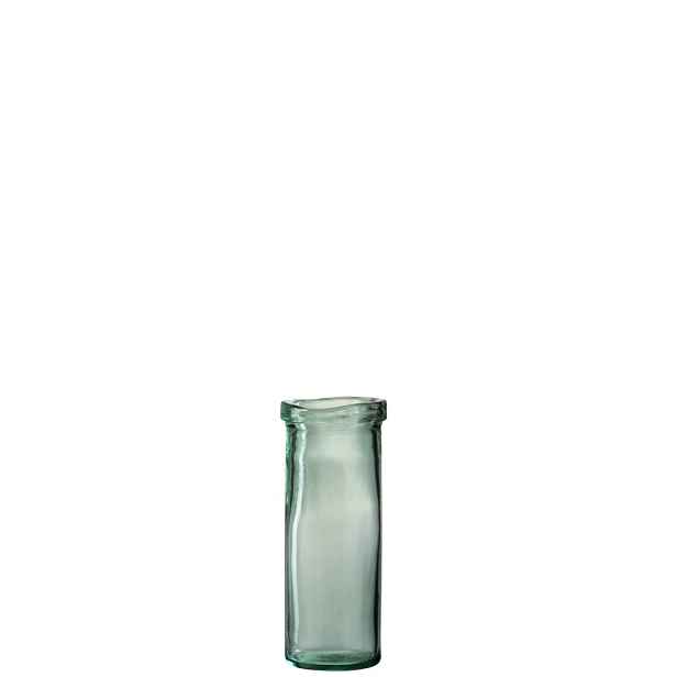 Skleněná zelená váza Vase  Virgine M - Ø  12*28 cm J-Line by Jolipa