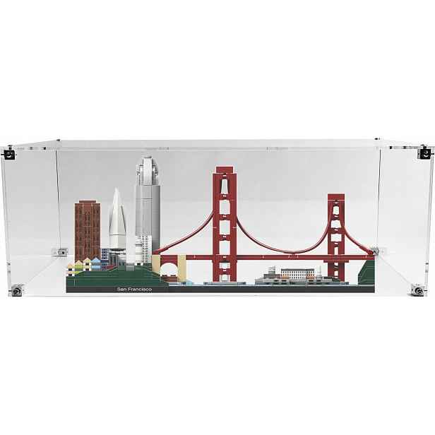 Vitrína Drewlandia pro stavebnici Lego 21043 Architecture San Francisco