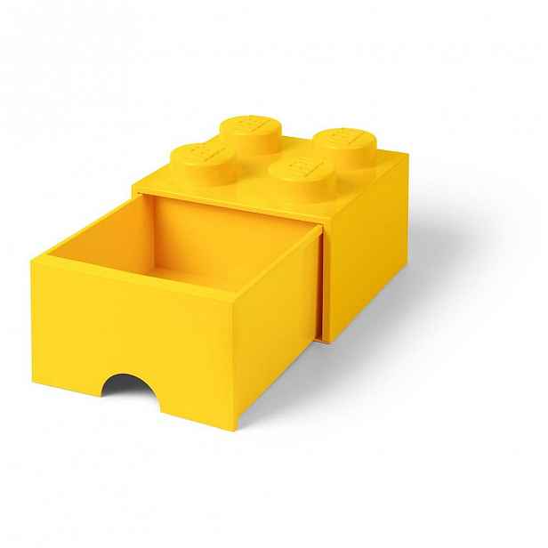 Žlutý úložný box se šuplíkem LEGO®