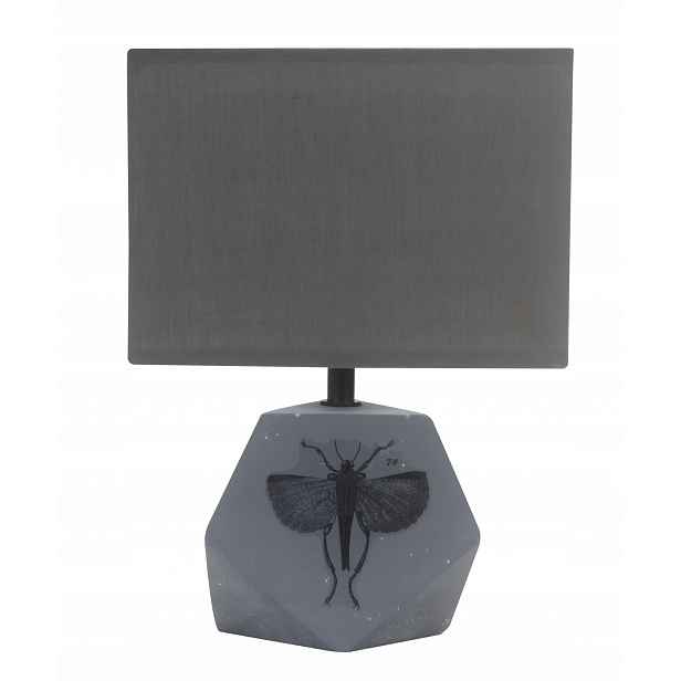Černá a šedá stolní lampa E14 Animi Candellux