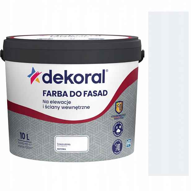 Dekoral Polinit Akrylátová Fasádní Barva 5L Bílá