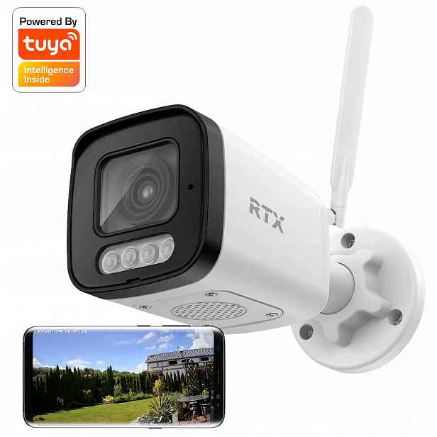 Kamera Rtx Ip Venkovní 5MPx Tuya 2-směrná Audio Záznam Sd až do 256GB