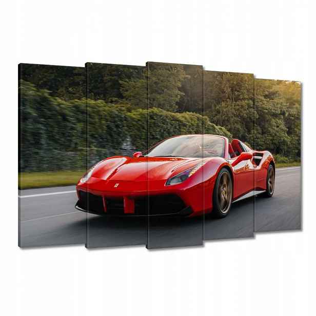 Obrazy 150x95 Červené Ferrari Cesta