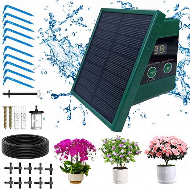 Solární zavlažovací systém Automatické zavlažování Velký set 400 ml/min