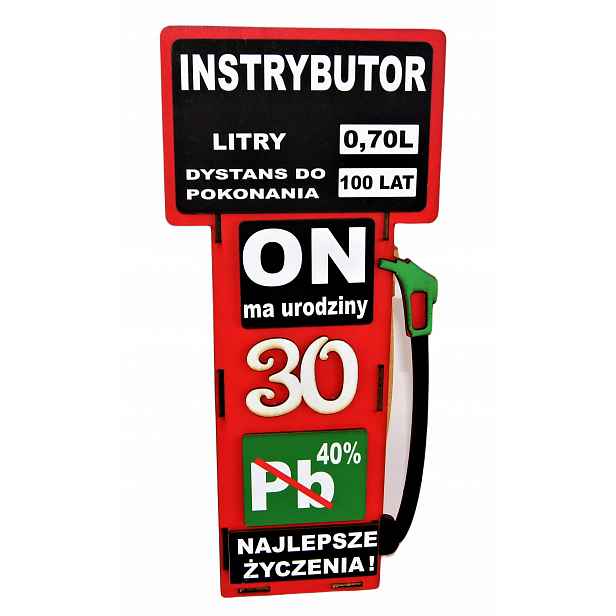 Vtipný Dárek 30. narozeniny Zatankuj Na Full 0,7l