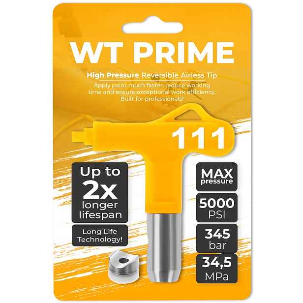 Vysokotlaková tryska Wt Prime 111 Hydrodynamický malířský agregát
