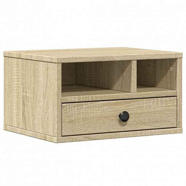vidaXL Stojan na tiskárnu dub sonoma 40x32x22,5 cm kompozitní dřevo