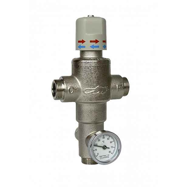 Sanela - Termostatický ventil s pojistkou 3/4" SLT 07A