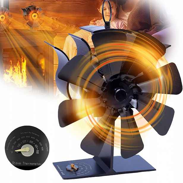 Teplovzdušný Krbový Ventilátor, Termoelektrický Ventilátor Do Krbu