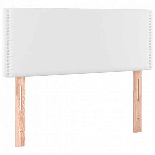 vidaXL Čelo postele bílé 100x5x78/88 cm umělá kůže