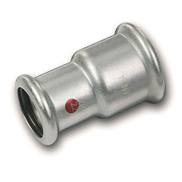 Nátrubek redukovaný lisovací Sanha Therm 24240 18×15 mm FF